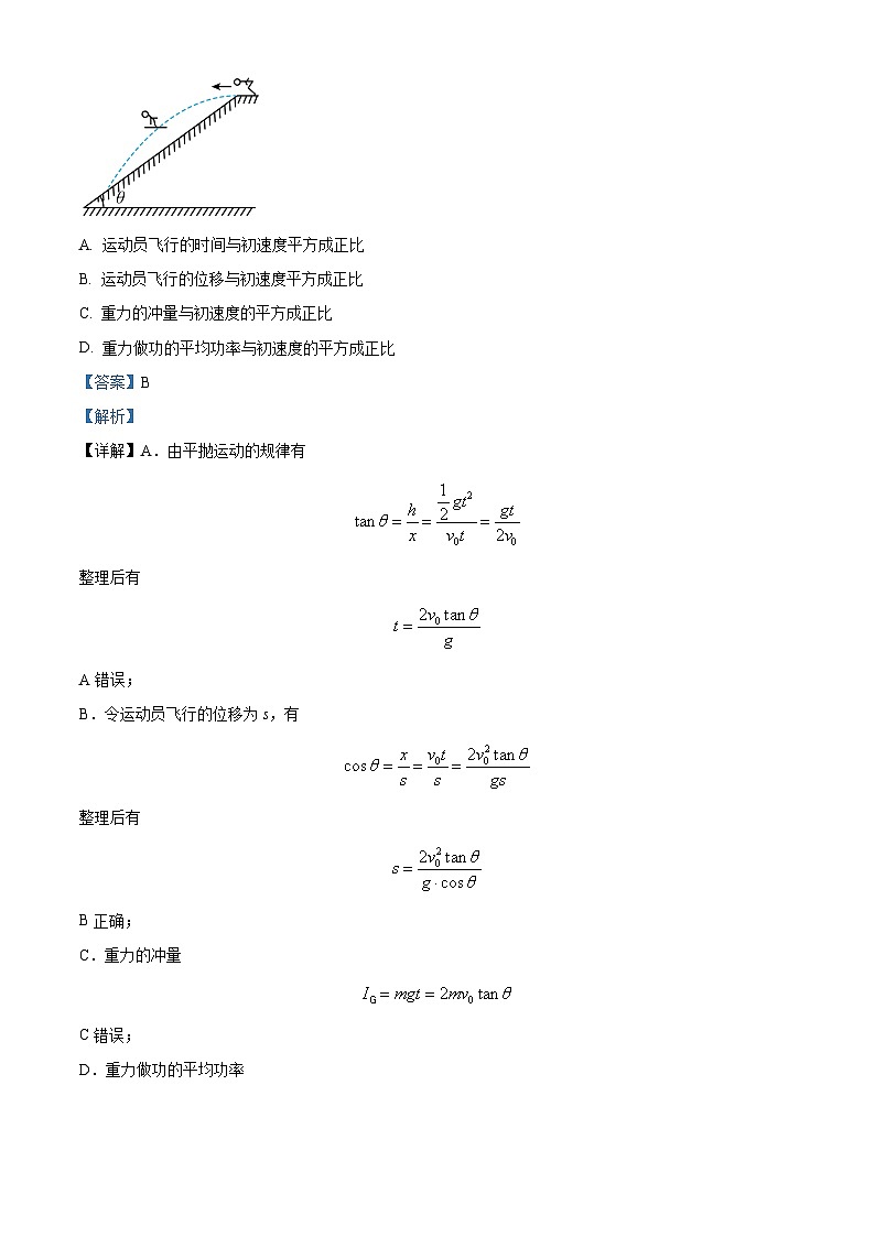 2023届四川省绵阳市三台中学高三上学期第二次月考试物理试题 解析版第2页