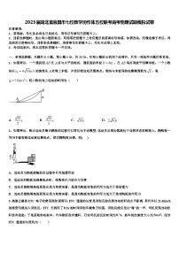 2023届湖北省宜昌市七校教学协作体五校联考高考物理试题模拟试卷