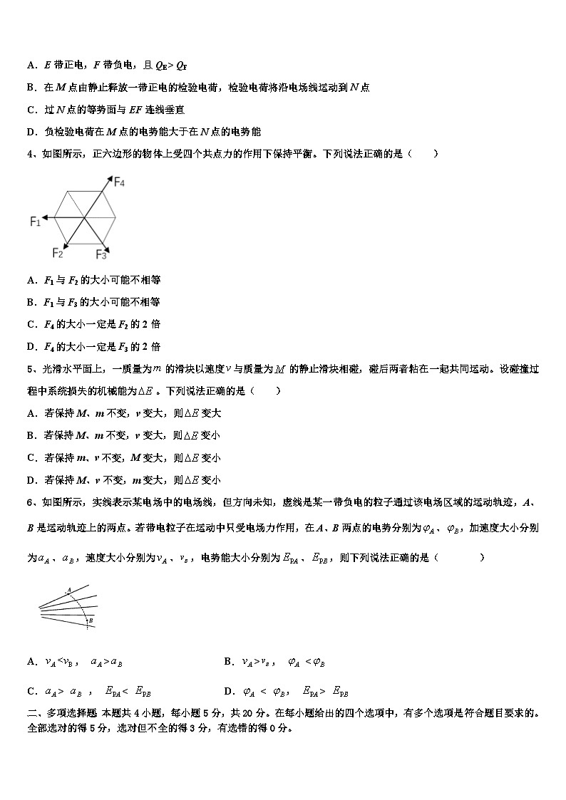 2022-2023学年四川省江油中学高三第二次适应性考试物理试题第2页