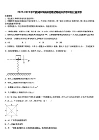 2022-2023学年黄冈中学高考物理试题模拟试卷命题比赛试卷