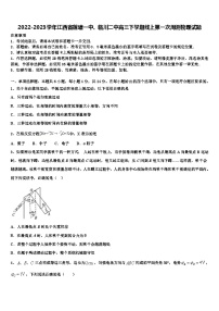 2022-2023学年江西省莲塘、临川高三下学期线上第一次周测物理试题