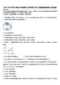 2022-2023学年江西省上饶市信州区上饶中学高三第二学期物理试题周练七含附加题