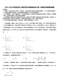 2022-2023学年四川省三台县芦溪中学普通高中高三第二次模拟考试物理试题理