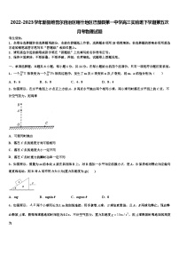 2022-2023学年新疆维吾尔自治区喀什地区巴楚县高三实验班下学期第五次月考物理试题