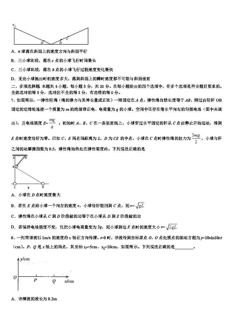 2023届北京市朝阳区人大附中高三3月联考物理试题文试卷第3页