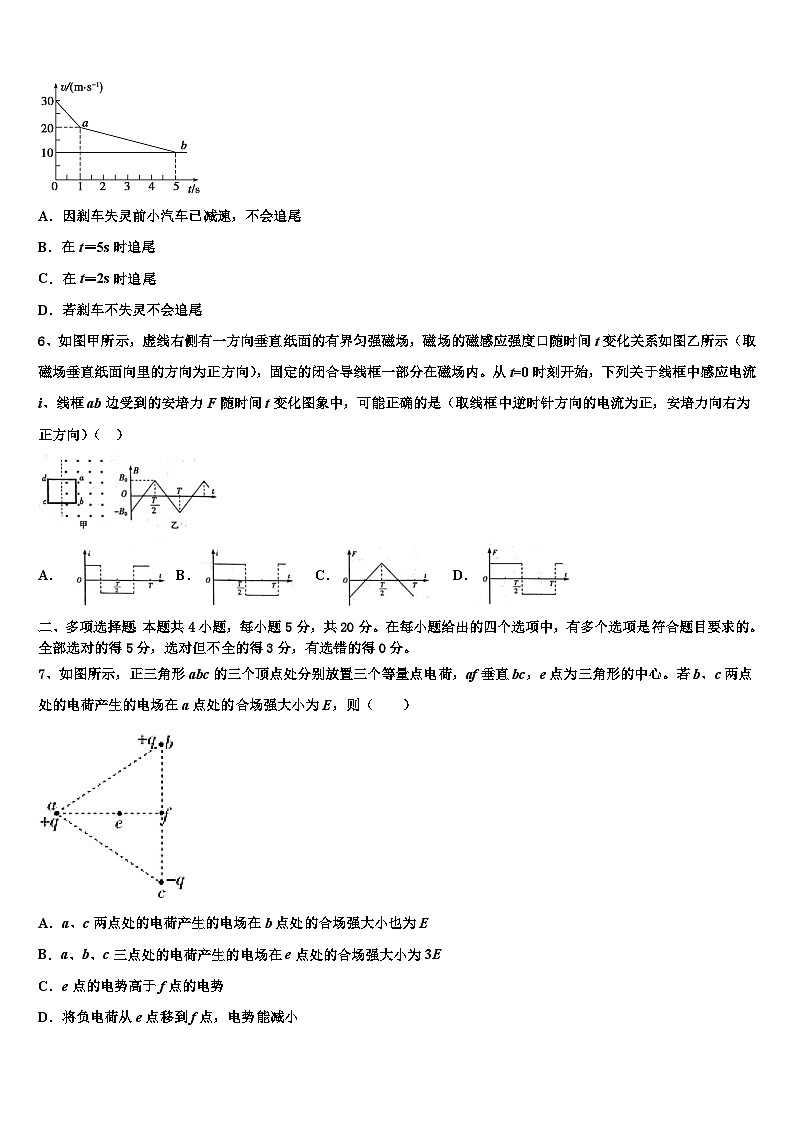 2023届北京市西城区41中全国卷Ⅰ物理试题高考模拟题第3页