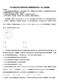 2023届东北育才双语学校高三物理试题综合练习（四）含附加题