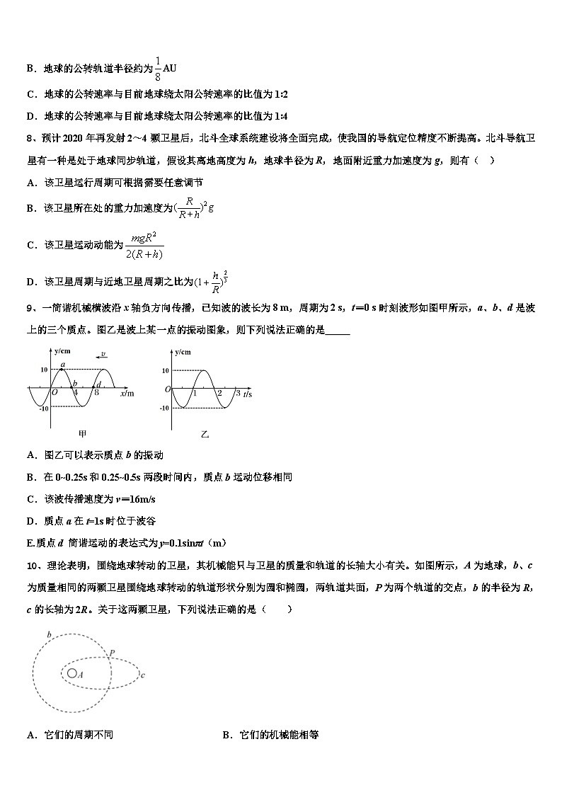 2023届甘肃省白银市会宁县高三二模物理试题试卷与答案03