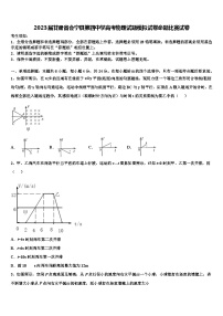 2023届甘肃省会宁县第四中学高考物理试题模拟试卷命题比赛试卷