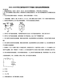 2022-2023学年辽源市重点中学下学期高三期末监测试卷物理试题