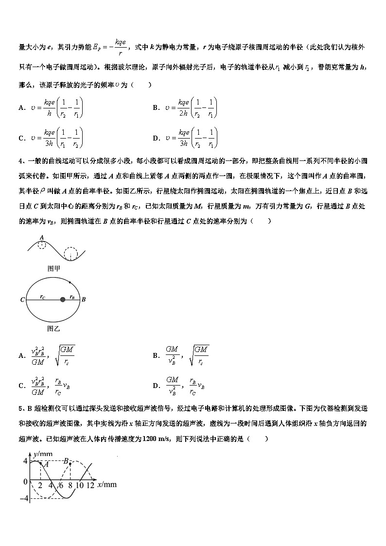 2022-2023学年苏州大学招生全国统一考试最新模拟卷物理试题02