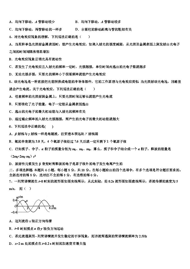 2023届河北省沧州市高三下第二次质量检查物理试题02