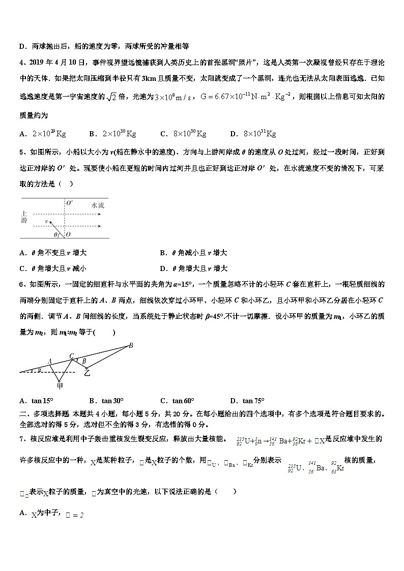 2023届河北省衡水市枣强中学高三预测密卷：物理试题试卷解析第2页