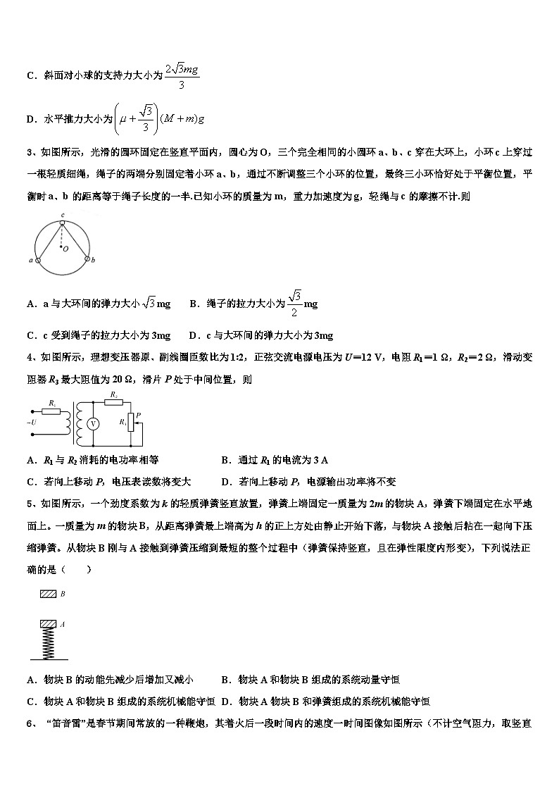 河北冀州中学2023届高三下学期质量检查（I）物理试题第2页