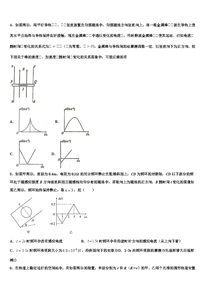 合肥市第八中学2023届高三下第六次周考物理试题第2页