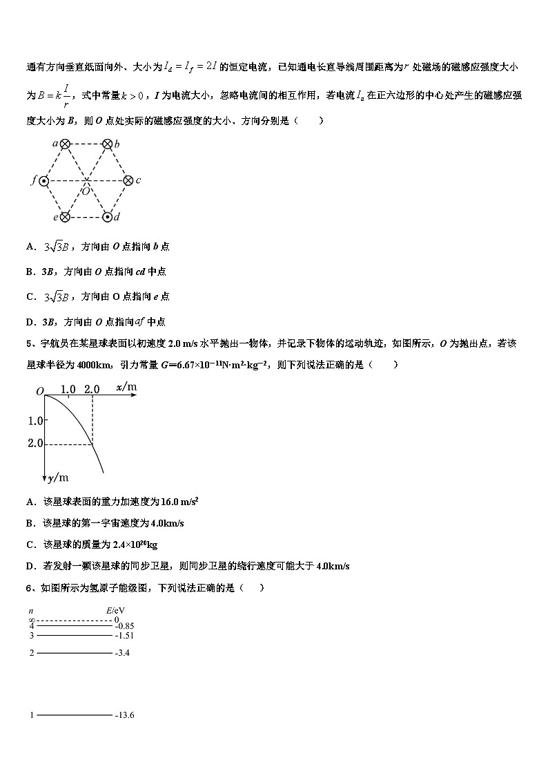 河南省西华县2023届高三毕业班质量检测试题（A）物理试题试卷第2页