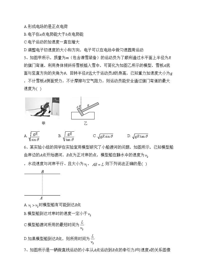 河南省开封市五校2022-2023学年高一下学期期末联考物理试卷（含答案）02