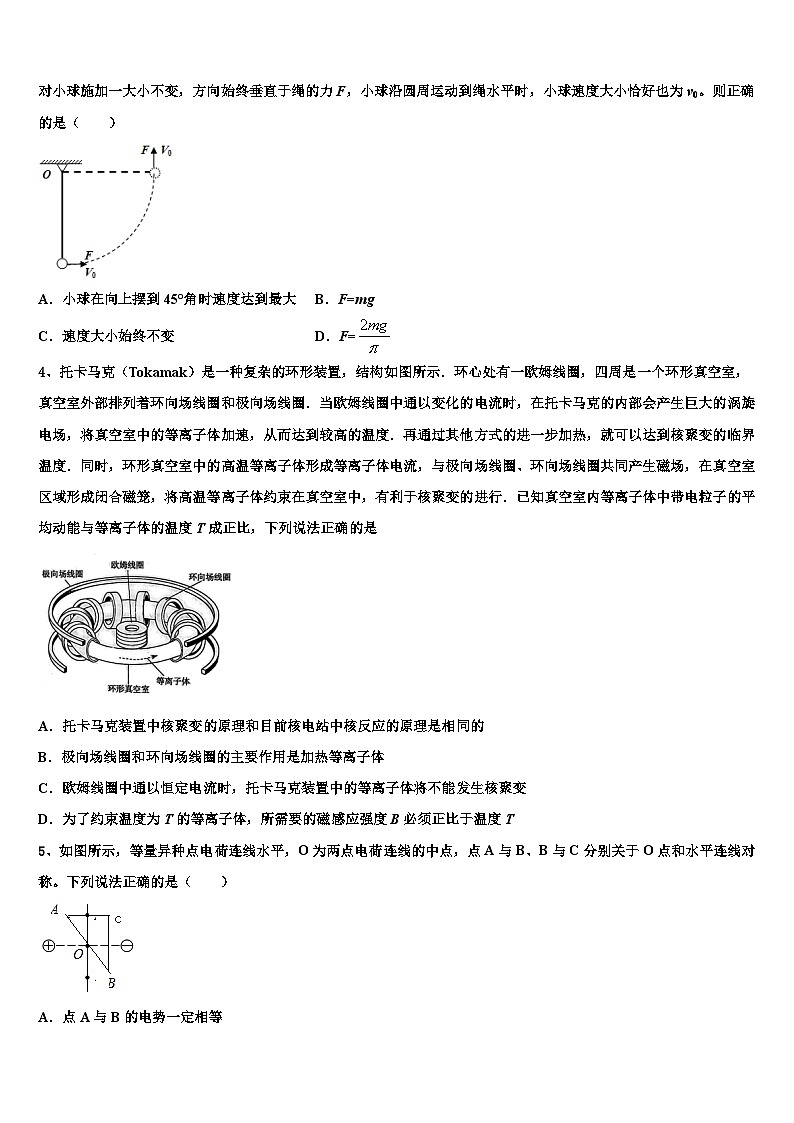 湖北省鄂州市、黄冈市2022-2023学年高三高考考前辅导物理试题第2页