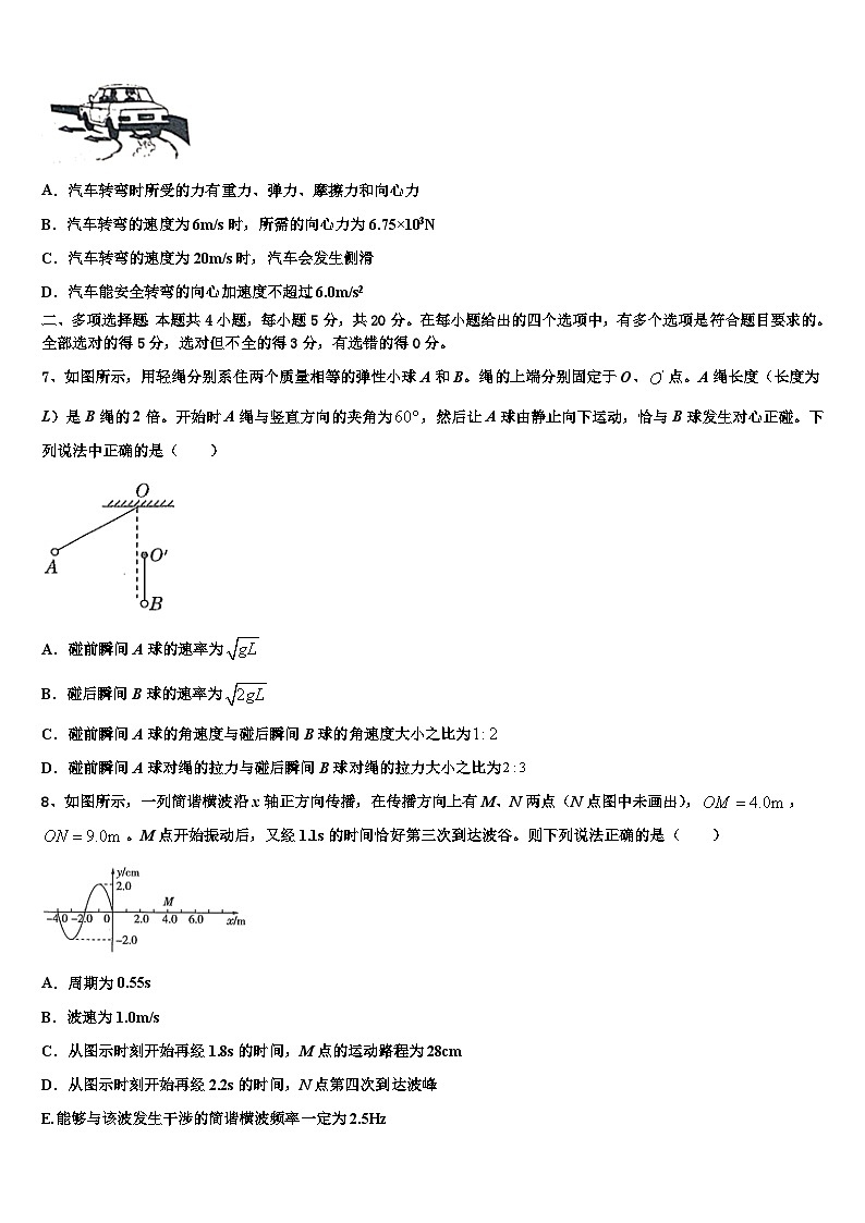 黑龙江省牡丹江市海林朝鲜族中学2023年高三下学期一轮质量检测试题物理试题03