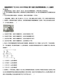 湖南省株洲市7校2022-2023学年高三第二轮复习测试卷物理试题（六）含解析