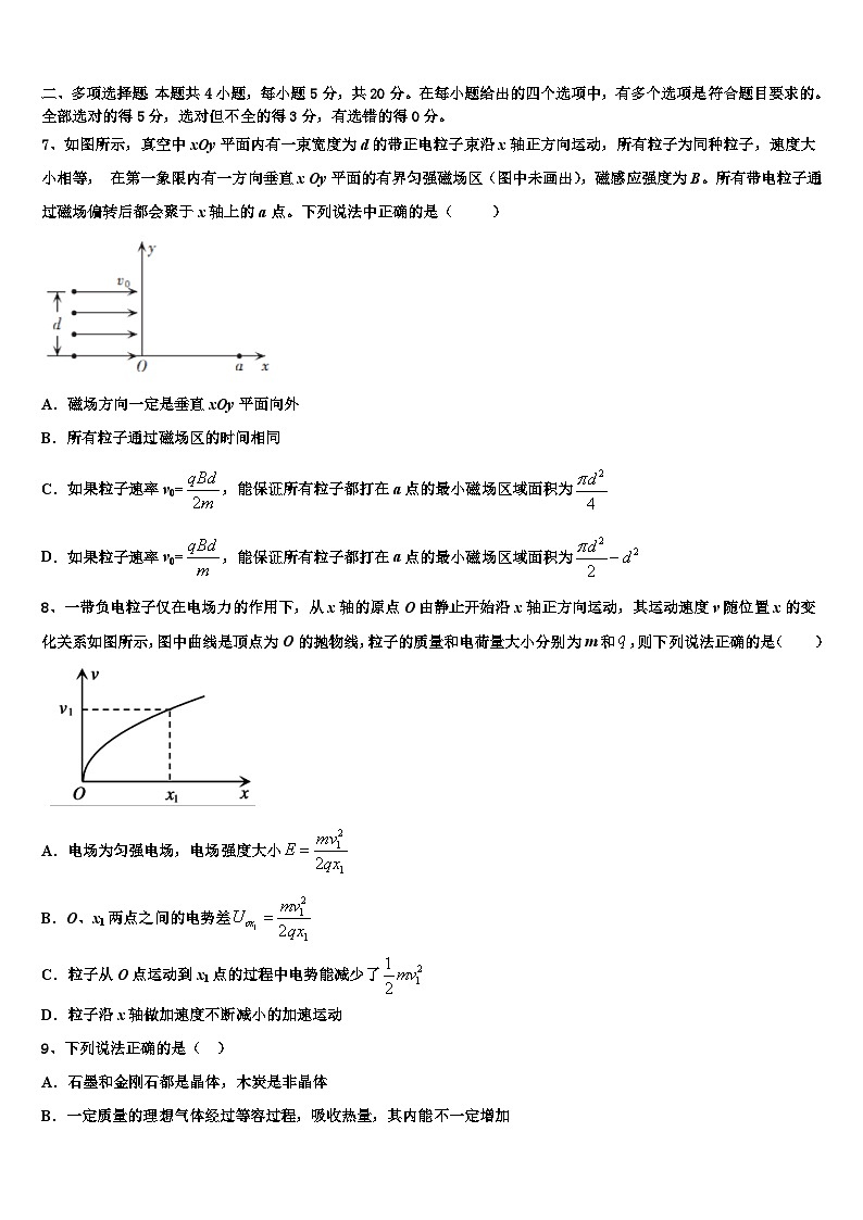 江西省玉山县2023届高三5月领军考试物理试题第3页