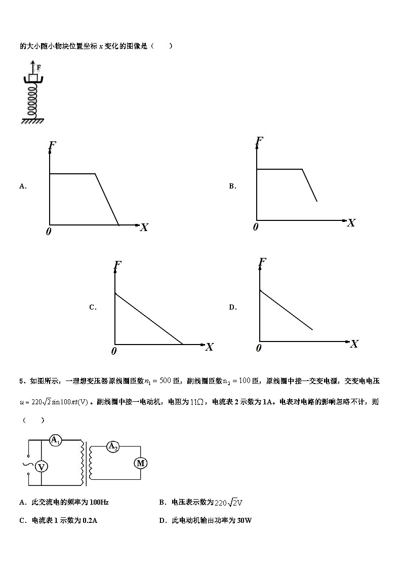 江西省南昌市2022-2023学年高三三诊物理试题试卷第2页
