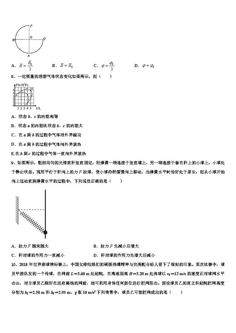 江西省南昌市名校2023届高考物理试题原创模拟卷（五）第3页