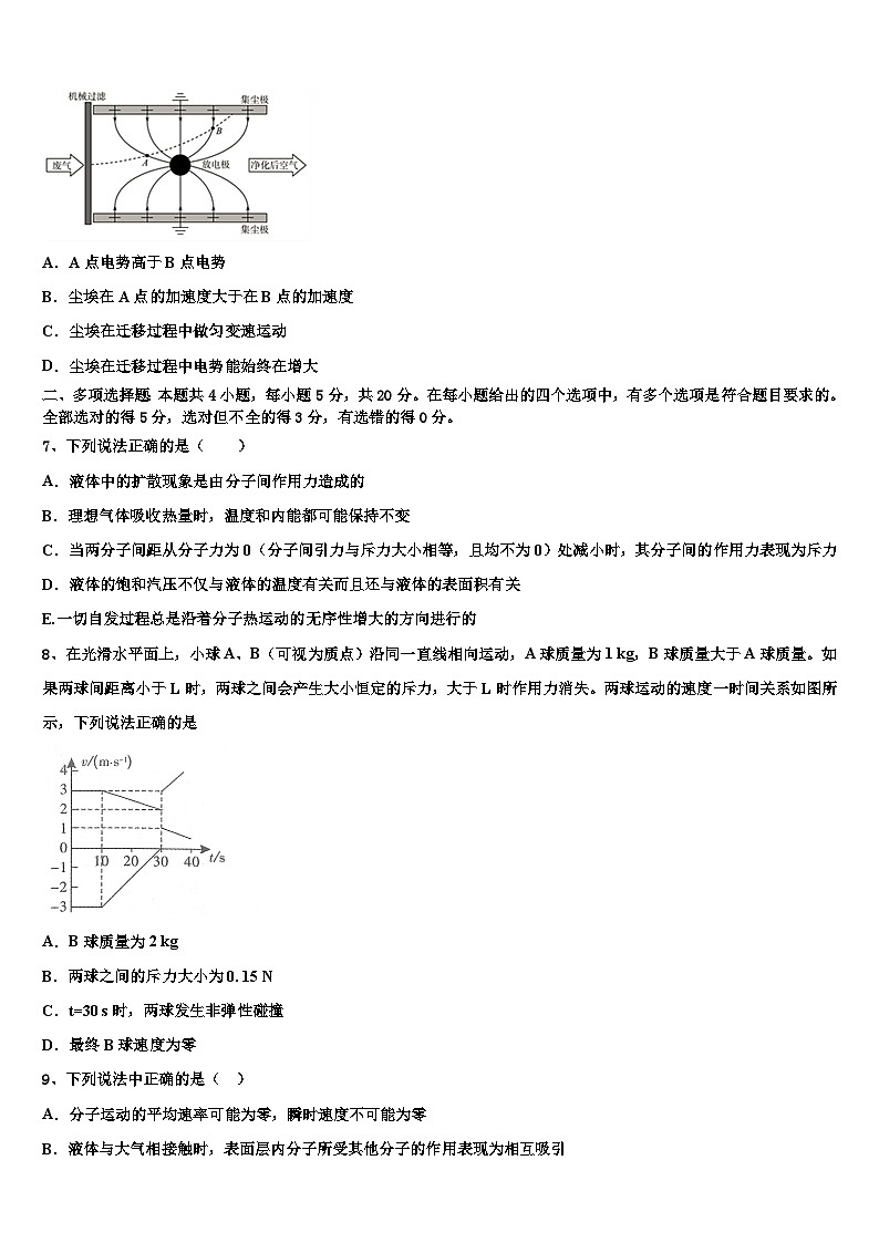 内蒙古乌拉特前旗第六中学2023届高三5月热身考试物理试题第3页