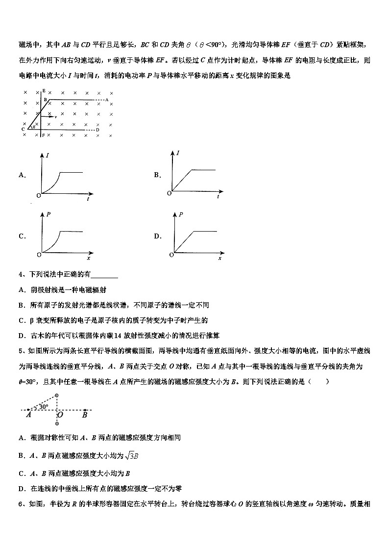 山东省东营市实验中学2022-2023学年高三调研测试物理试题02