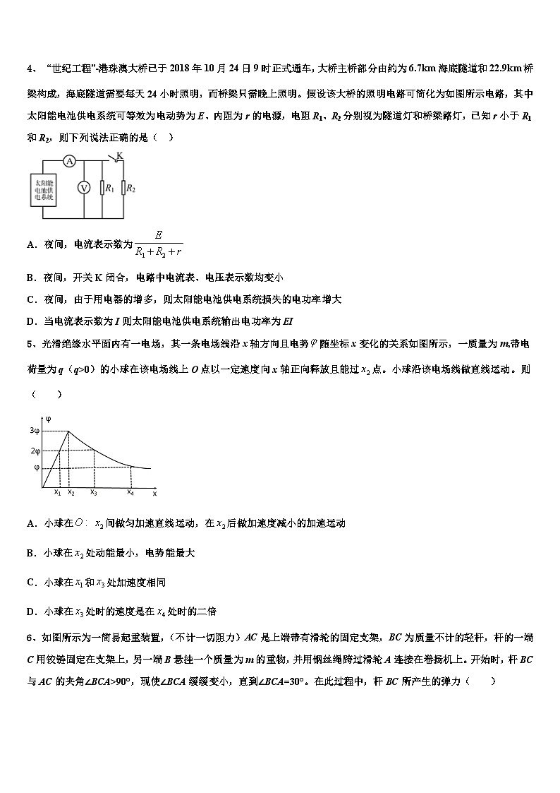 山东省青岛第十六中学2023年高三高考前热身训练物理试题Word版含解析第2页