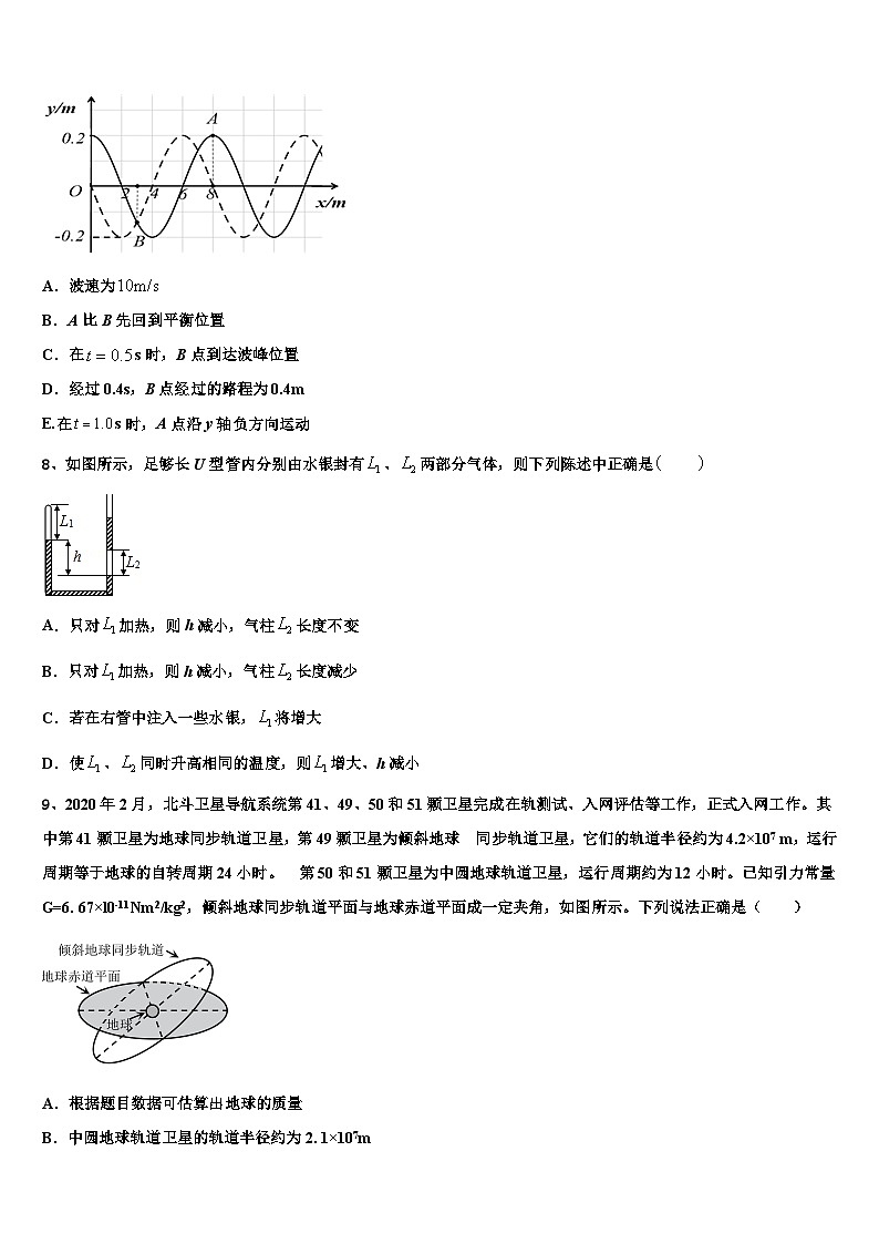 山东青岛平度第三中学2023届高三第一次适应性测试自选模块试题第3页