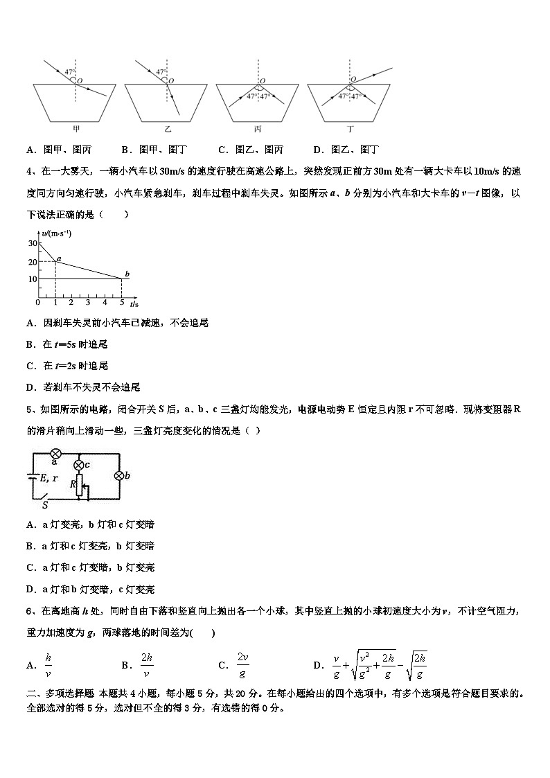 山西大学附属中学2023年高三复习质量监测（五）物理试题第2页