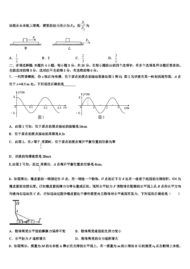 四川省成都市金牛区2022-2023学年第二学期高三年级总复习质量调查物理试题试卷（理工类）第3页