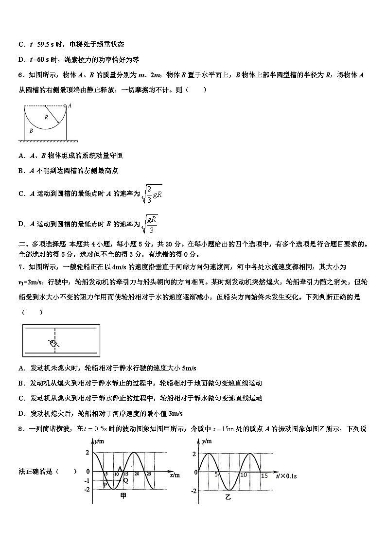 新疆维吾尔自治区昌吉市教育共同体四校2022-2023学年高三第一次检测试题物理试题（慢班）第3页