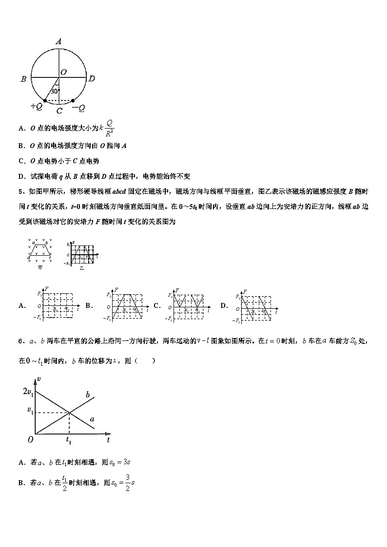 云南省开远2023年高考物理试题命题比赛模拟试卷（27）02