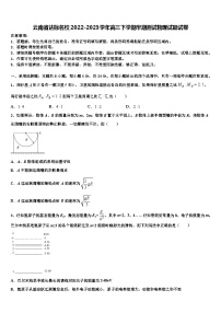 云南省达标名校2022-2023学年高三下学期半期测试物理试题试卷