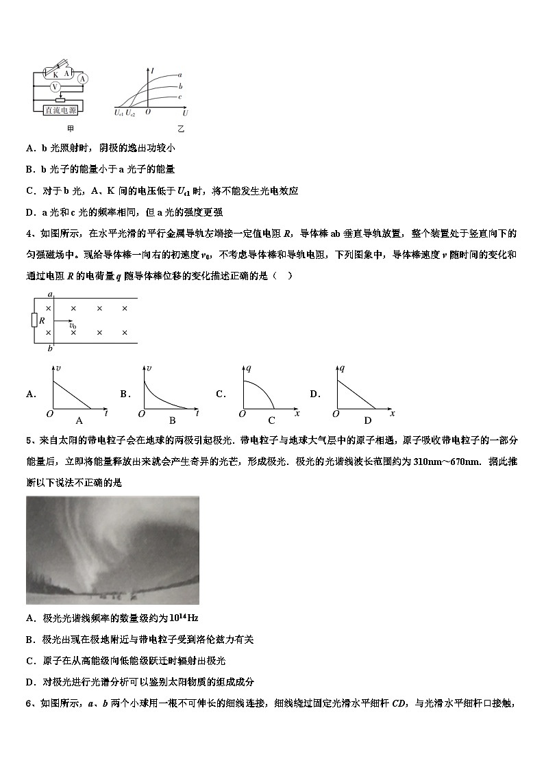 泰安2023年高三下学期期末统一模拟考试物理试题试卷第2页