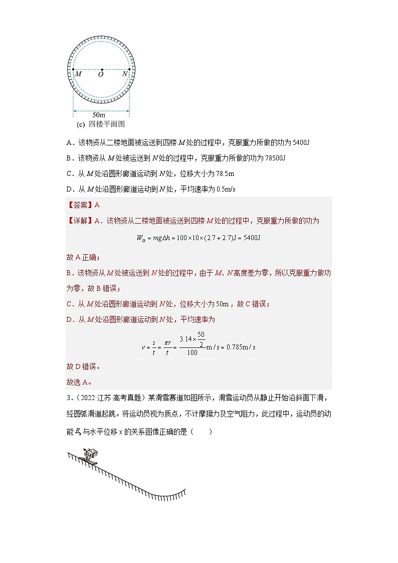 2019-2023年高考物理分类汇编 专题7 功和能（解析版）第2页