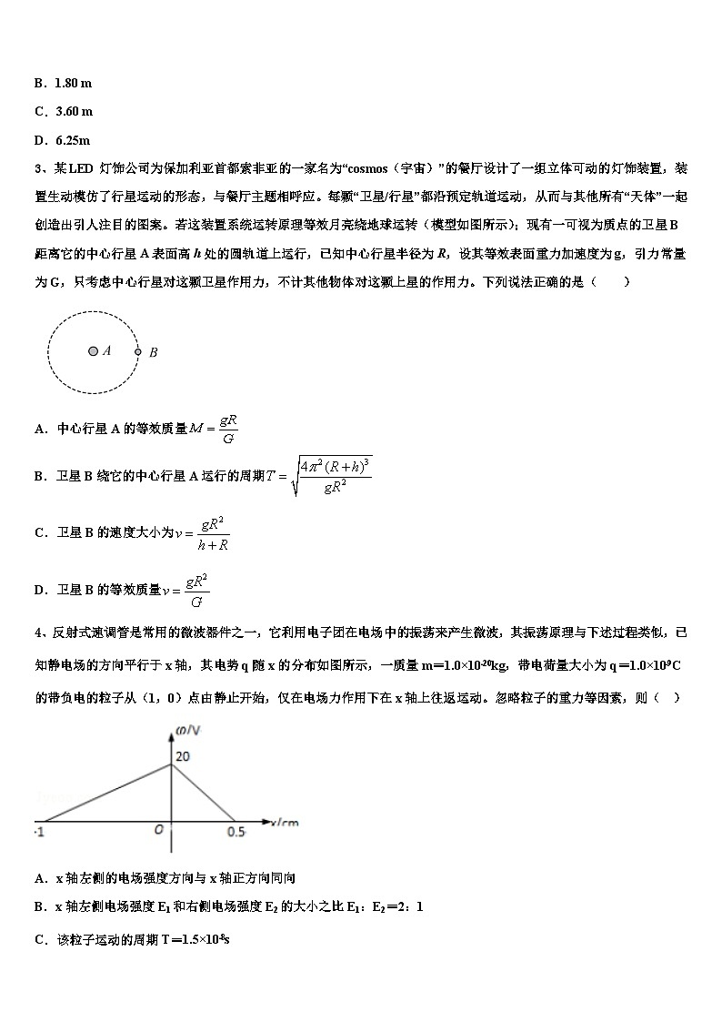 株洲市2022-2023学年高考预测金卷：物理试题（浙江卷）第2页