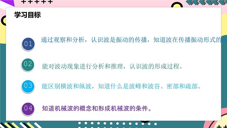 人教版物理选择性必修第一册 3.1 波的形成 课件04