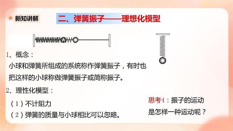 人教版高中物理选修一 2.1简谐运动 课件 +教案07