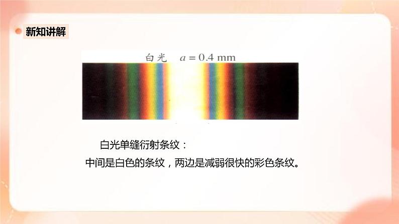 人教版高中物理选修一 4.5光的衍射 课件+教案07