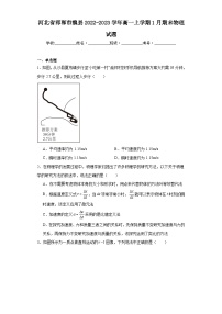 河北省邯郸市魏县2022-2023学年高一上学期1月期末物理试题