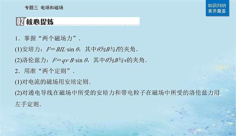 2023高考物理二轮专题复习与测试第一部分专题三第11讲磁场带电粒子在磁场中的运动课件第3页