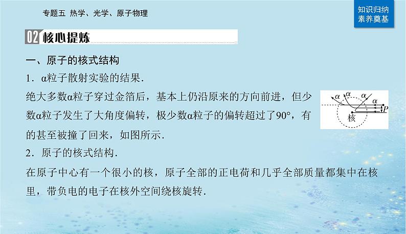 2023高考物理二轮专题复习与测试第一部分专题五第17讲原子结构与原子物理课件第3页