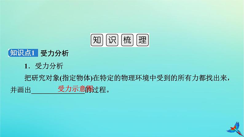 新教材适用2024版高考物理一轮总复习第2章相互作用第3讲受力分析共点力的平衡课件05