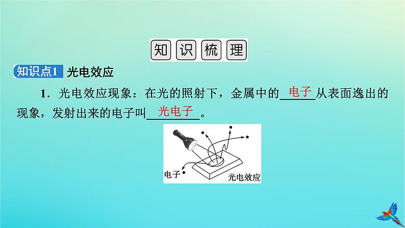 新教材适用2024版高考物理一轮总复习第15章近代物理初步第1讲光电效应波粒二象性课件08