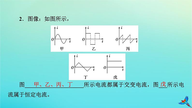 新教材适用2024版高考物理一轮总复习第12章交变电流传感器第1讲交变电流的产生及描述课件08