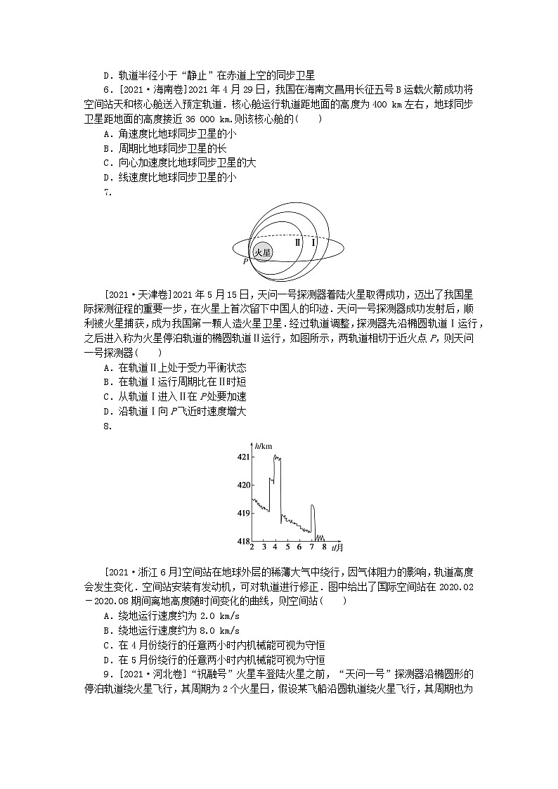 2024版新教材高考物理复习特训卷考点27宇宙航行第2页