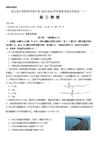 辽宁省沈阳市东北育才学校科学高中部2024届高三物理上学期高考适应性测试（一）（Word版附解析）